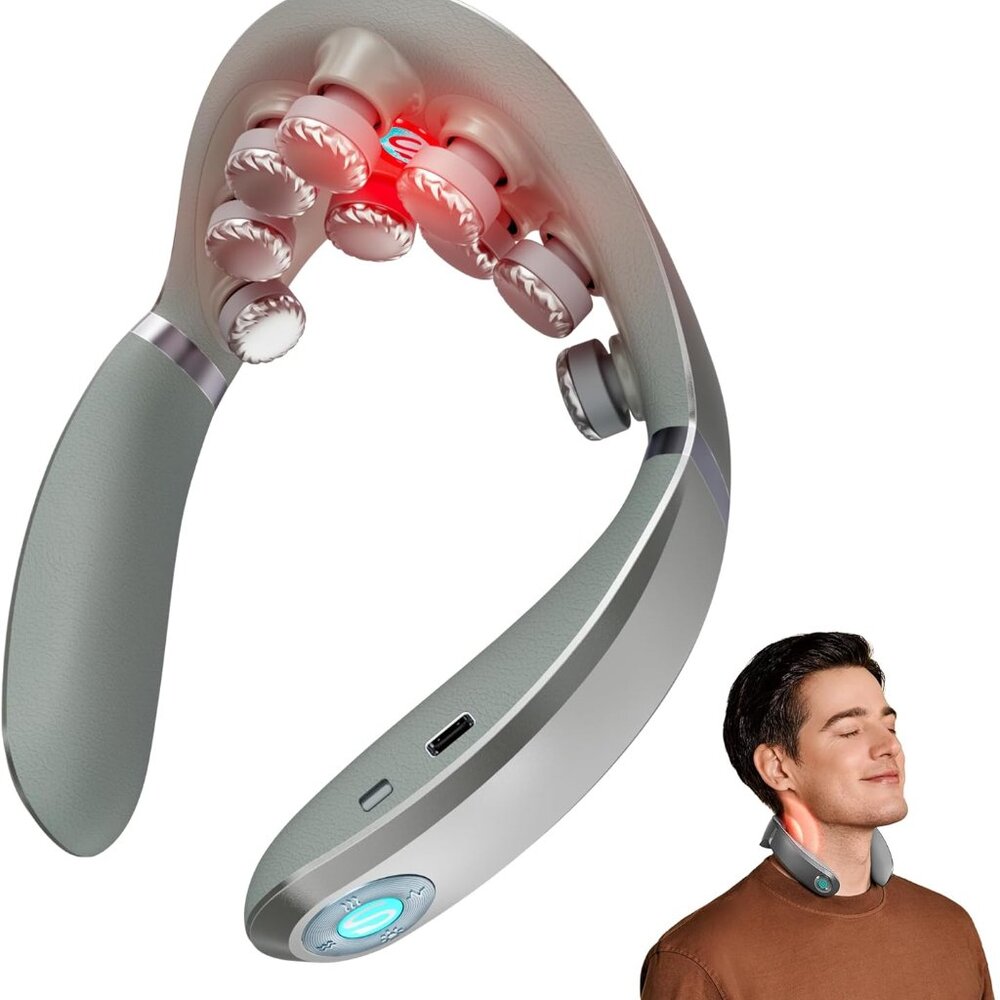 SKG Neck Massager with Heat-9D Portable Deep Tissue Neck Massager G7 Pro Max